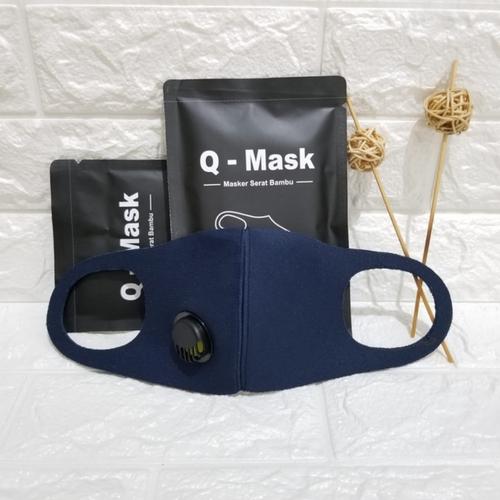 Foto Produk Masker Qmask filter terbuat dari serat bambu dari BBTronik