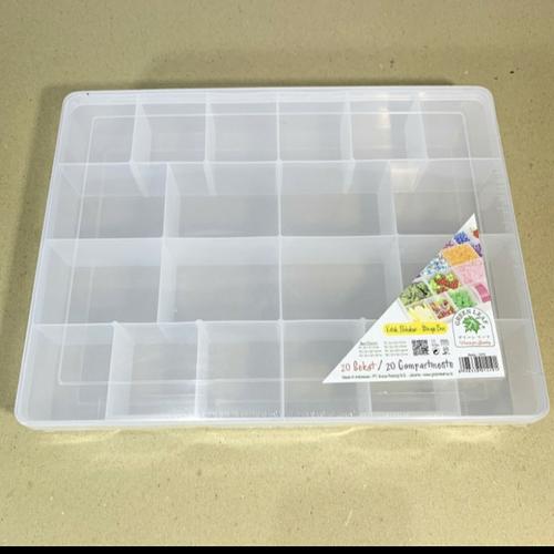 Gambar kotak perkakas/ reiko 1419 green leaf/ sekat 20 dari Jaya Sari Houseware Jakarta Barat Tokopedia