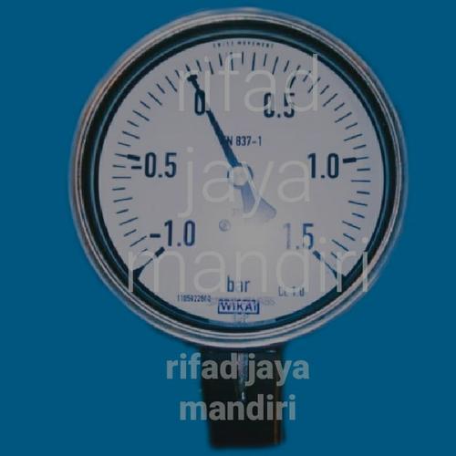 Jual pressure vacuum wika compound 1.0 gauge (pressure + vacuum ) back