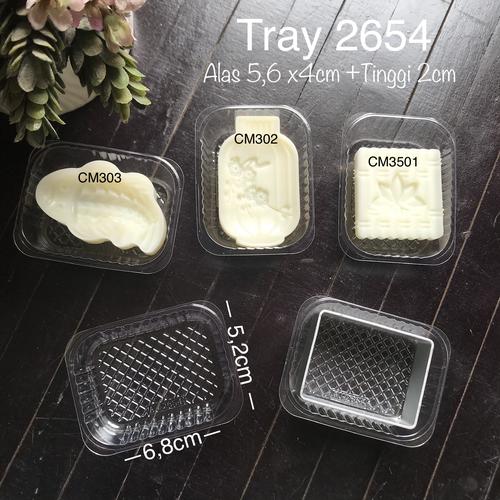 Gambar Tray Mika 2654 untuk nastar, cookies, mochi dll dari Mooncakely Jakarta Utara Tokopedia