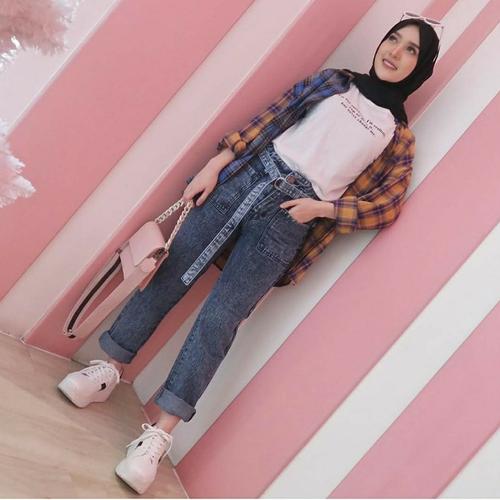 Jual CELANA JEANS BOYFRIEND WANITA 