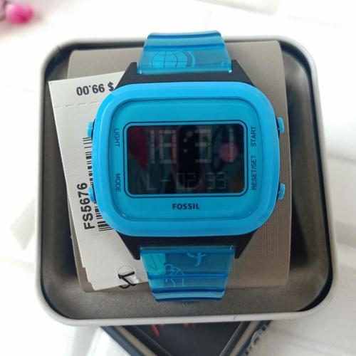 Digital LCD Neon Blue Nylon 4cm 