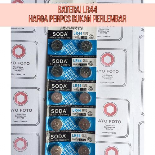 Jual Baterai Lr44 Soda Alkaline Ag13 357a Untuk Mic Microphone Jakarta Utara Ayo Foto Tokopedia