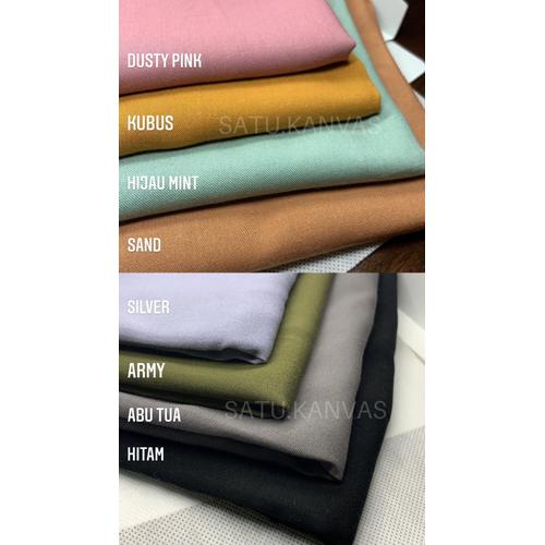 Gambar Kain Rayon Twill Polos PREMIUM dari Satu_kanvas Kota Bandung Tokopedia