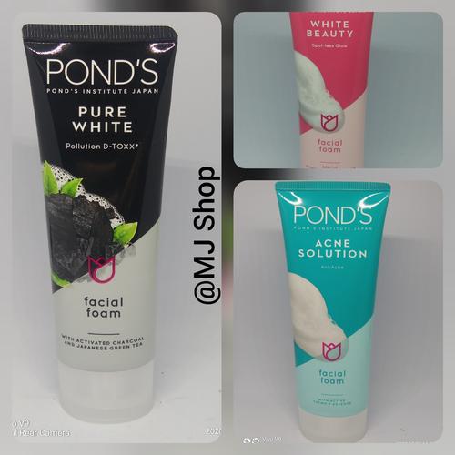 facial foam ponds white beauty spotless glow