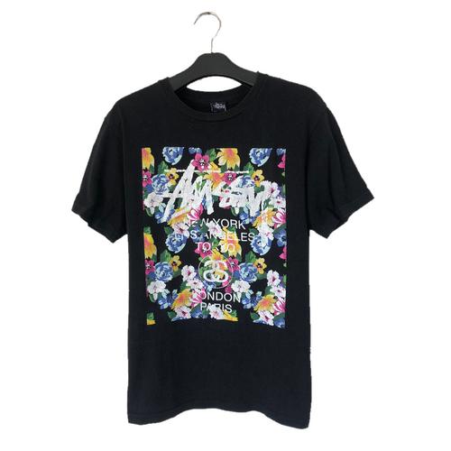 Jual Stussy Flower Word tour - Kab 
