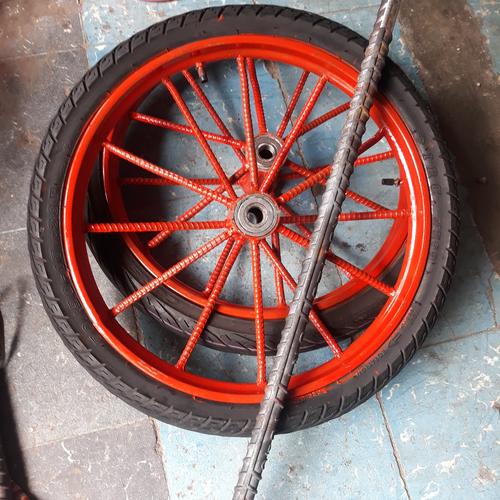Jual Roda Gerobak Ring 17 inch Sepasang Roda Ban Gerobak 17 inch Besi ...