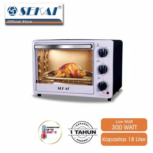 Foto Produk SEKAI oven listrik 18 liter OV180 dari Ummu HaNa Shop