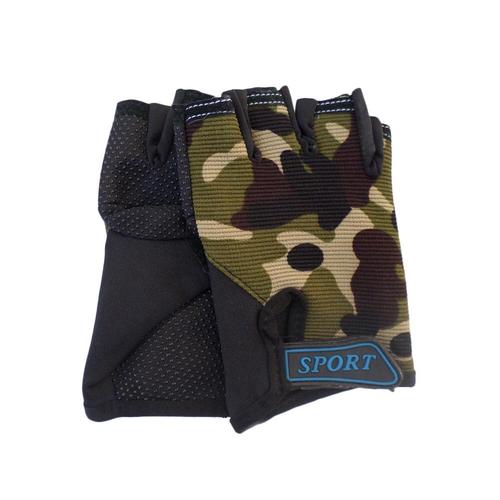 Foto Produk Sarung Tangan Sepeda Anak Half Finger Bicycle Gloves for Kids - Orange dari beepbeeps