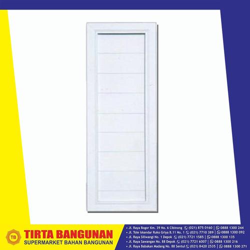 Gambar SPLUS PINTU UPVC PINTU KAMAR MANDI 70 X 195 CM FELICE F2 PUTIH - ENGSEL KANAN dari Tirta Bangunan Kota Depok Tokopedia