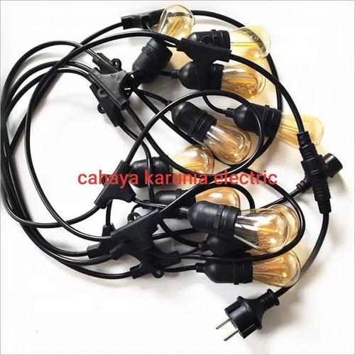 Jual Kabel fitting gantung E27 outdoor waterproof 10 M - 10 fitting ...