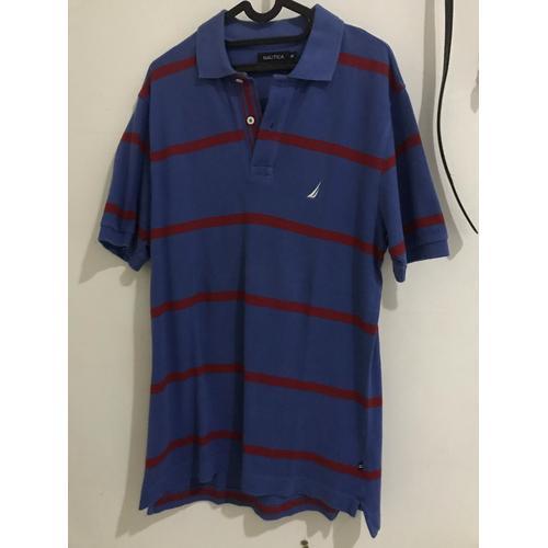 Jual Polo shirt nautica motif garis 