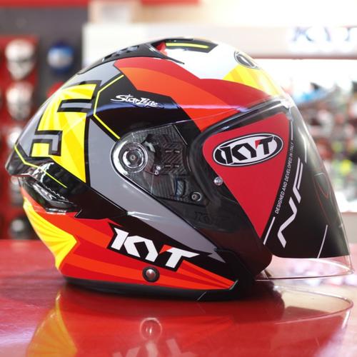 Jual Helm KYT Nfj jaume Masia 2019 Fluo 