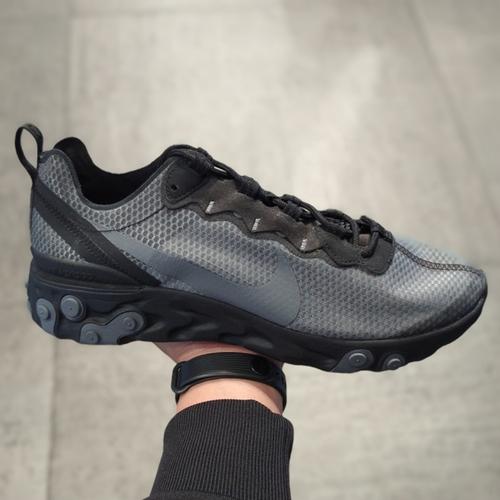 react element 55 men's black and grey