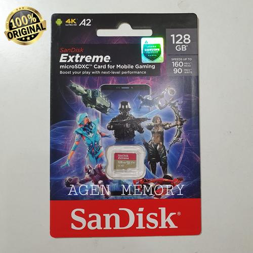 Foto Produk Memory Card MicroSD Micro SD Sandisk extreme extrim 128GB 128 GB A2 A1 dari AGEN MEMORY