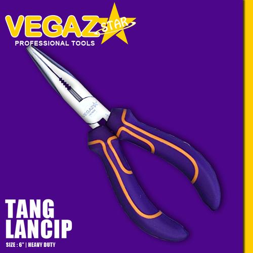 Foto Produk VEGAZSTAR - Tang Lancip / Long Nose Pliers dari Vegaz-Tools