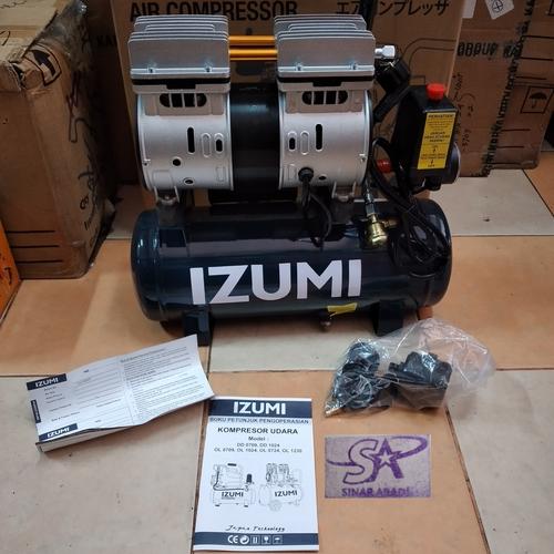 Foto Produk COMPRESSOR KOMRESSOR PORTABLE OILLESS SILENT IZUMI 3/4HP 9LTR OL 07-09 dari Sinar Abadi Medan