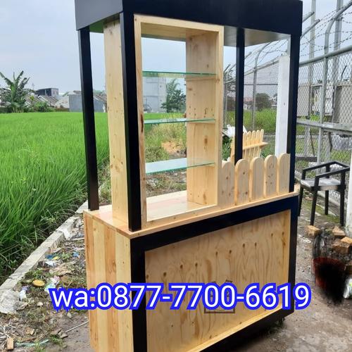 Jual booth thai tea / booth thai tea kayu / gerobak thai tea - Jakarta ...