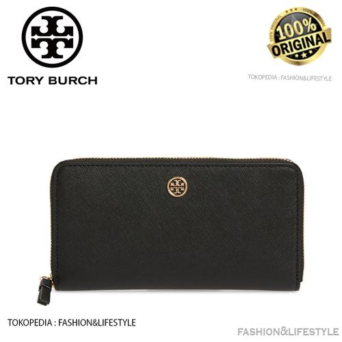 Foto Produk Tory Burch Long Wallet Robinson Zip Leather Continental Original 100% dari Fashion&LifeStyle