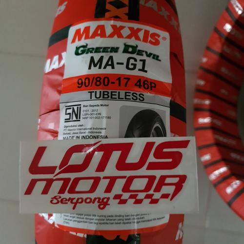 Foto Produk Maxxis Tubless 90/80-17 Green Devil dari lotus motor serpong