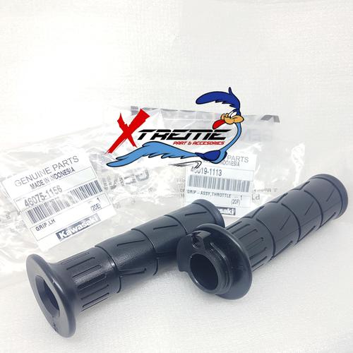 Foto Produk Handgrip Kaze Original Kawasaki Hand Grip Kawasaki Kaze Kanan Kiri dari X3M Racing Shop