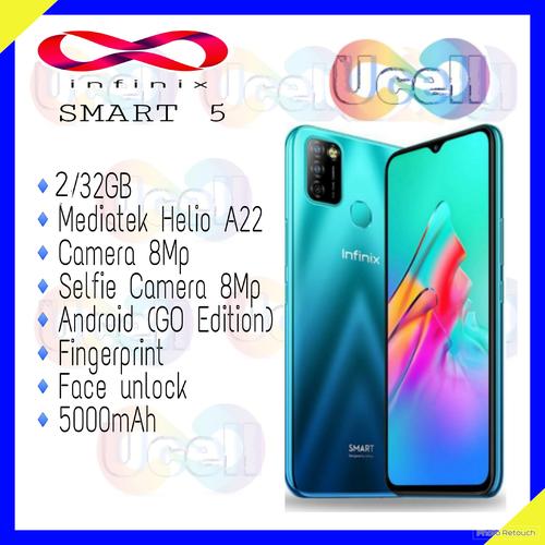 Foto Produk Infinix Smart 5 - 2GB/32GB - Garansi Resmi - Hitam dari ucell cempaka