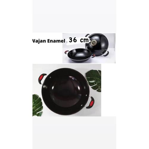 Foto Produk Wajan Enamel 36 cm - wajan Sehat Good Quality dari Cellis Houseware