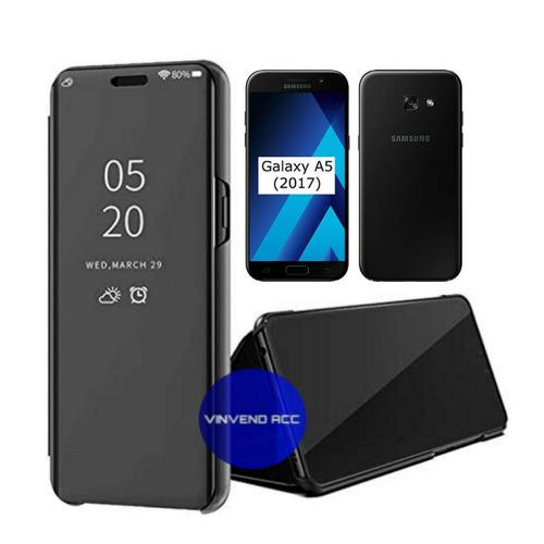 Foto Produk Flip Case Samsung Galaxy A5 A520 A5 2017 Clear View Standing Cover dari Vinvend ACC