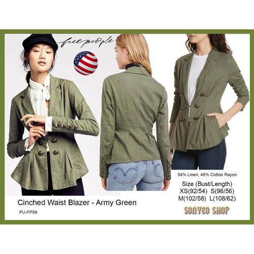 blazer army green