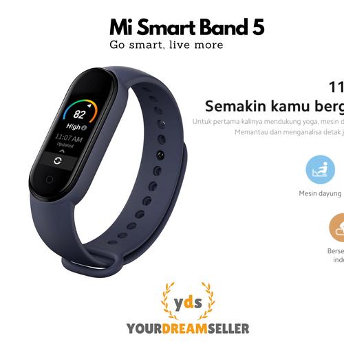 Jual Xiaomi Mi Band 5 Chinese Non NFC Version - XMSH10HM Hitam - Jakarta  Pusat - your dream seller | Tokopedia