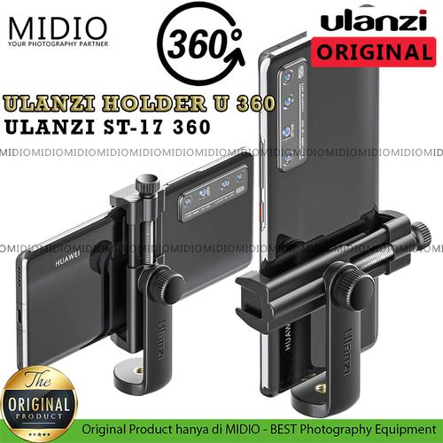Foto Produk Ulanzi ST-17 Phone Tripod Mount Aluminum Alloy with Cold Shoe dari Midio