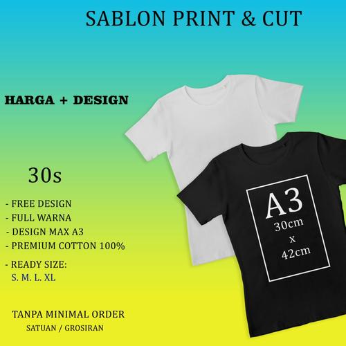 T-shirt design custom A3 -A4 (Print 