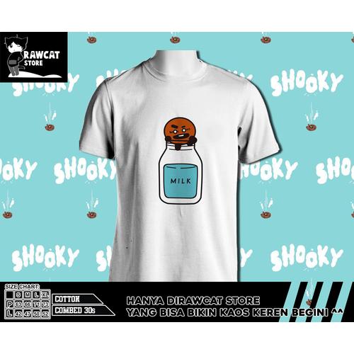 Jual Kaos BT21 Shooky No Milk - Kota 