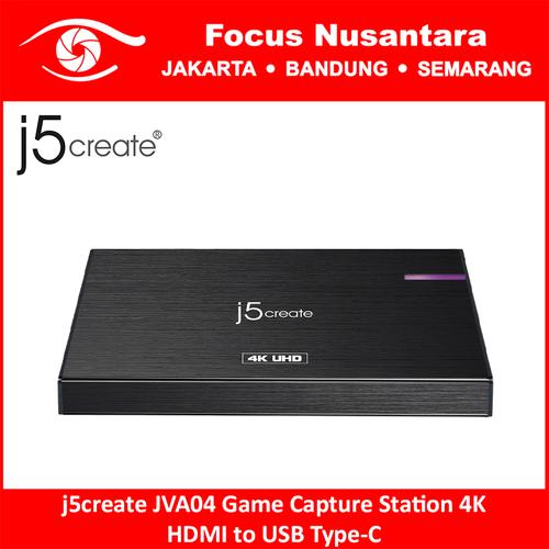 Foto Produk j5create JVA04 Game Capture Station 4K HDMI to USB Type-C dari Focus Nusantara