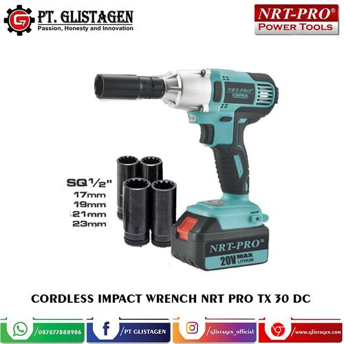 Foto Produk Mesin Bor Baterai Cordless Impact Wrench Alat Buka Baut Nrt Pro TX 30 dari PT. GLISTAGEN
