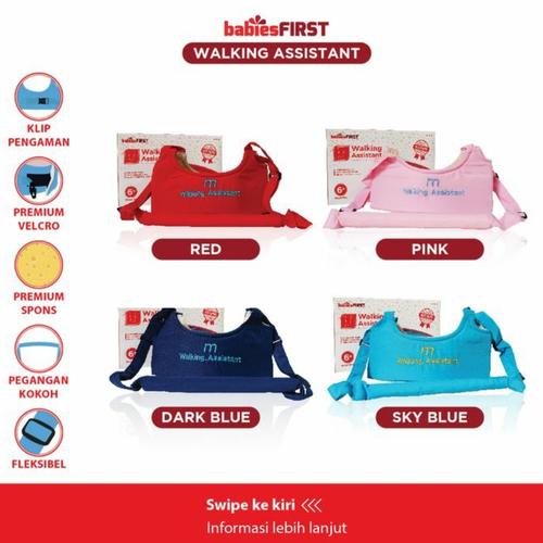 Foto Produk BABIESFIRST Baby Walking Assistant Asistant Alat Bantu Jalan Bayi - Pink dari ANINDHITA Clodishop