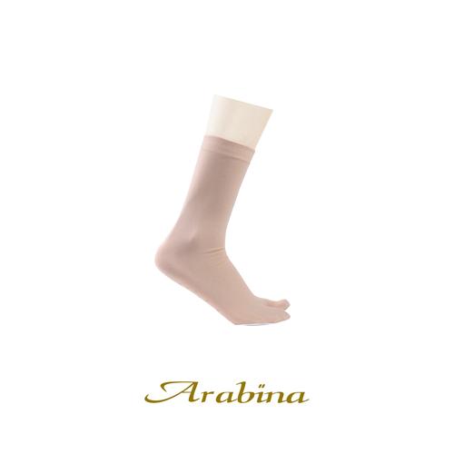 Foto Produk MUNDO ARABINA kaos kaki muslim wanita jempol sebetis dengan anti slip - Krem dari Mundo Sock Shop
