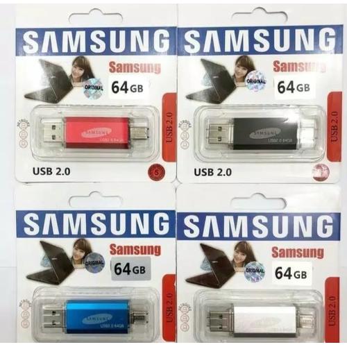 Foto Produk SAMSUNG FLASHDISK OTG 64GB / FLASH DISK OTG 64 GB USB dari Silica gel shop