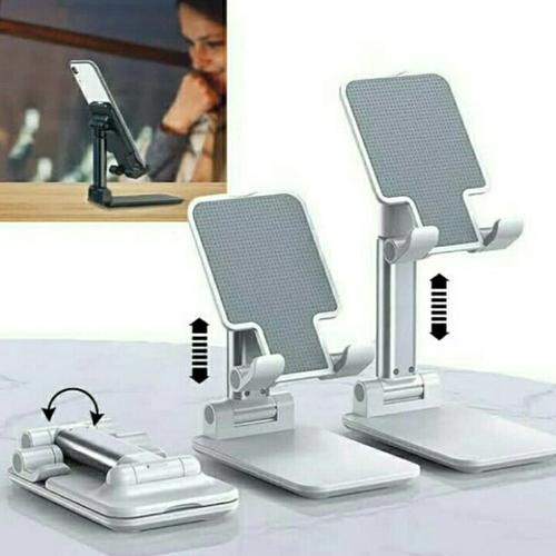 Foto Produk Folding Desktop Phone Stand Lazypod lipat Holder handphone Stand HP - Hijau dari Kreisler Shop