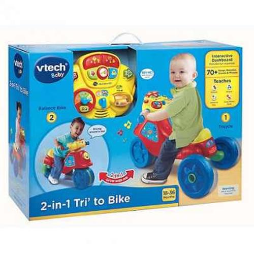 VTECH 2 in 1 TRI TO BIKE Sepeda Ride On 
