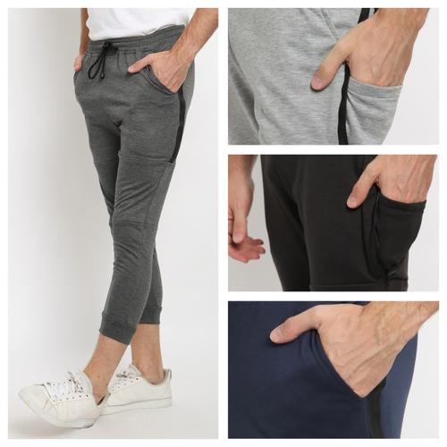 Foto Produk KAYSER CWP celana jogger baby terry resleting waterproof - Hitam, L dari kayser official