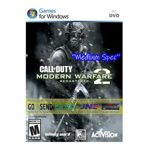 Promo CALL OF DUTY MODERN WARFARE 2 REMASTERED 2020 CD DVD GAME PC GAME GOOGLEDRIVE