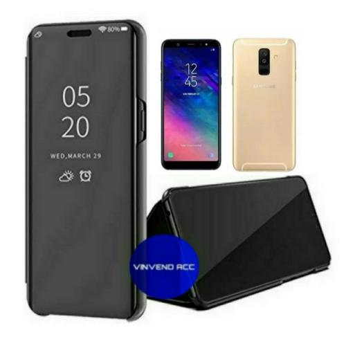 Foto Produk flip Case Samsung Galaxy A6plus A6 plus 2018 Clear View Standing Cover dari Vinvend ACC
