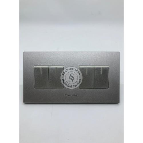 Jual SAKLAR ISI 4 PANASONIC 2 GANG 