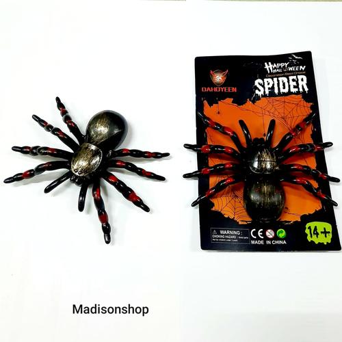 Gambar Laba Laba Mainan Dekorasi Halloween Spider Toys Murah Grosir Prank Toy - besar isi 1 dari MadisonShop Jakarta Barat Tokopedia