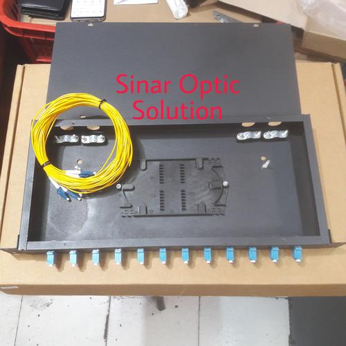 Jual otb rack 12 core LC singlemode / full adaptor pigtail - Jakarta ...