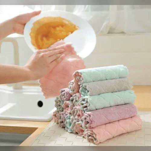 Foto Produk Kain Lap Dapur 2 Sisi Daya Serap Tinggi Cepat Menyerap Air Anti Noda dari Tara BabyShop