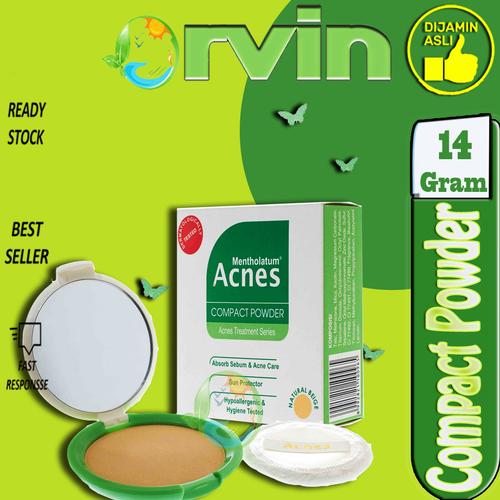 Foto Produk Acnes Compact Powder Natural Beige 14G / Bedak Padat / Bedak Jerawat dari Orvin Health & Beauty