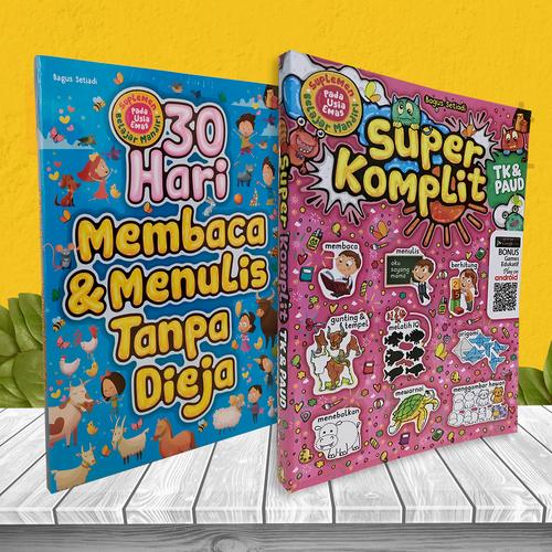 Foto Produk PAKET BUKU ANAK TK PAUD BELAJAR MEMBACA MENULIS BERHITUNG 2 dari cerdas media