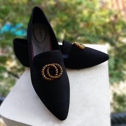 Foto Produk FLAT SHOES IMPORT CR-K03 BLACK - 36 dari keli bee